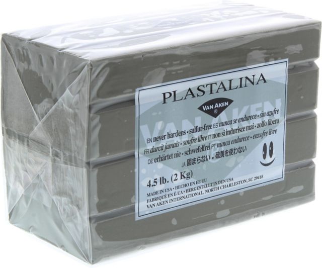 4.5 LB GREY PLASTALINA