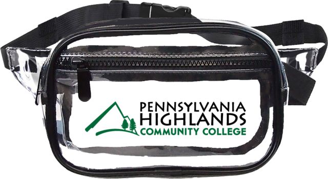 Pennsylvania Highlands Clear Fanny Pack Pennsylvania Highlands Logo Horizontal - ONLINE ONLY
